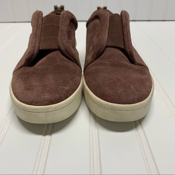 Splendid Suede Purple Deep Mauve Slip On Tennis Shoe Sz 8.5 - Picture 5 of 7